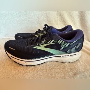 Brooks Ghost Running Shoes - Blue and Green